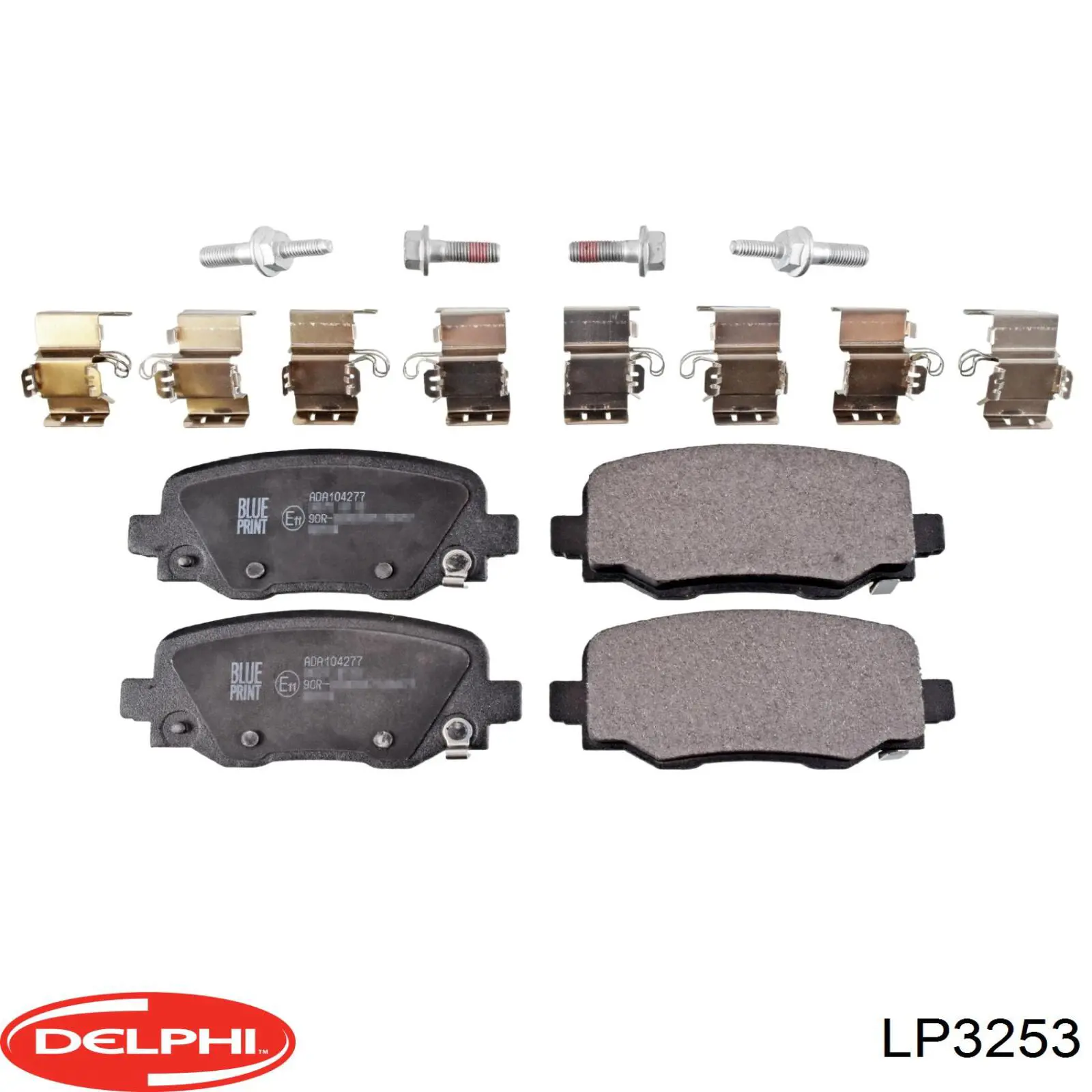 Okładziny (klocki) do hamulców tarczowych tylne Delphi LP3253 cena, od 26,92 USD