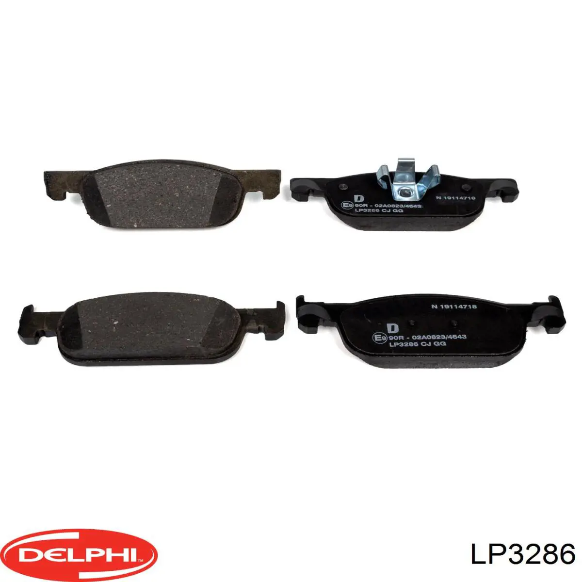 Klocki hamulcowe przednie tarczowe Delphi LP3286 cena, od 29,48 USD