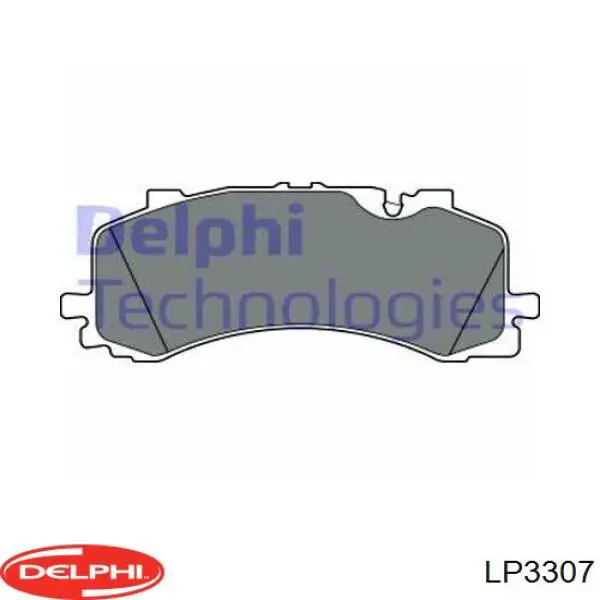 Klocki hamulcowe przednie tarczowe Delphi LP3307 cena, od 78,07 USD