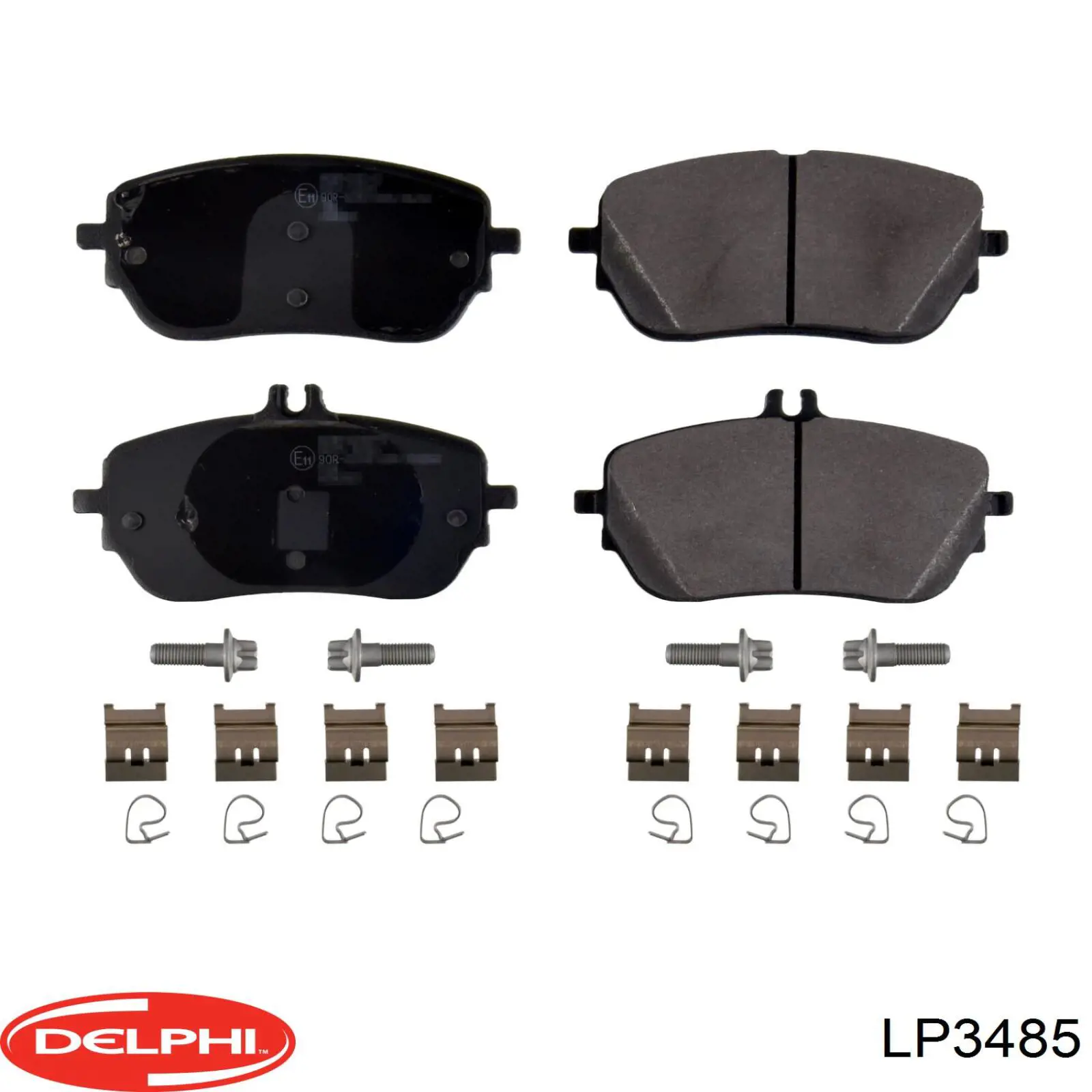 Klocki hamulcowe przednie tarczowe KTJX612K021AED Ford