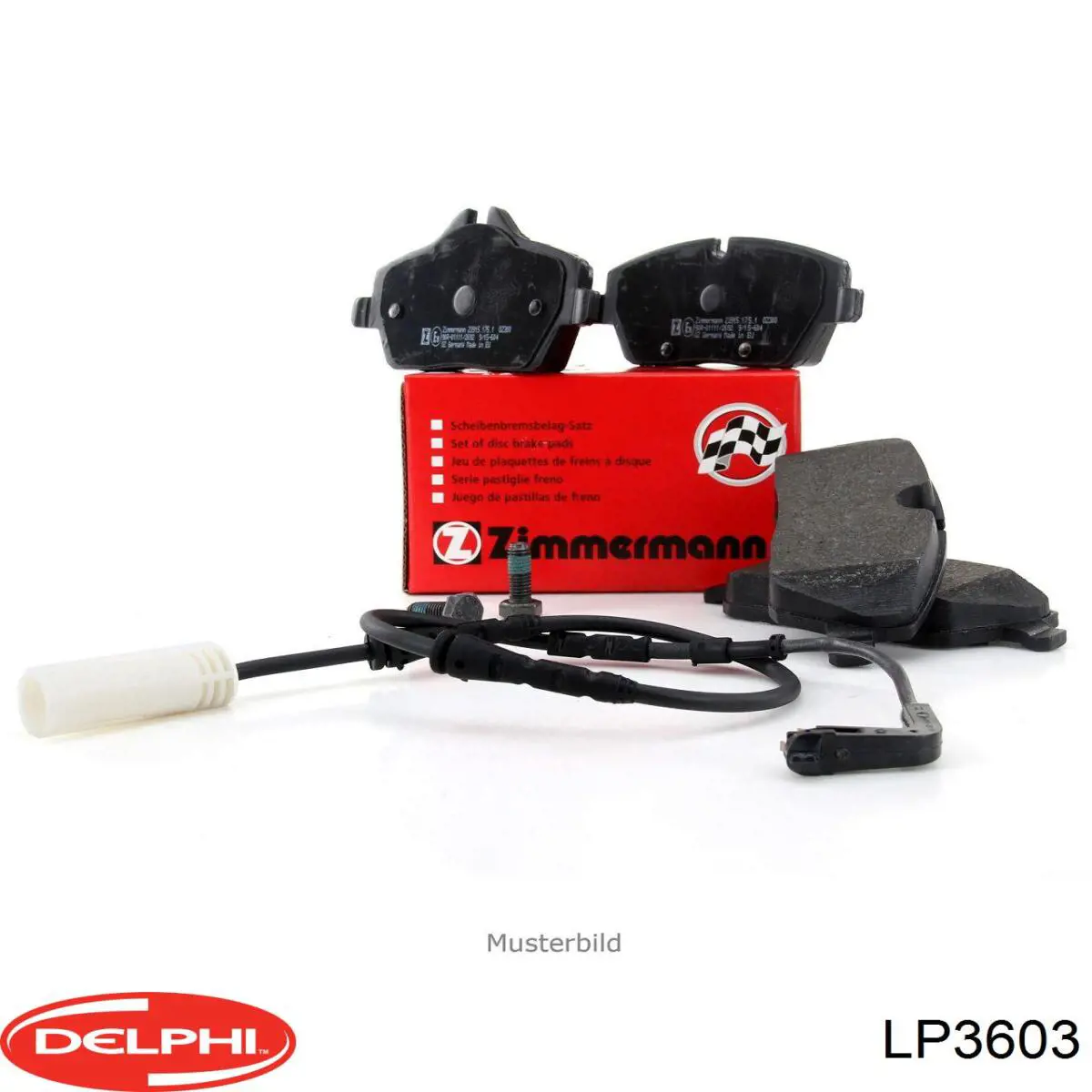 Klocki hamulcowe przednie tarczowe 0004203802 Mercedes