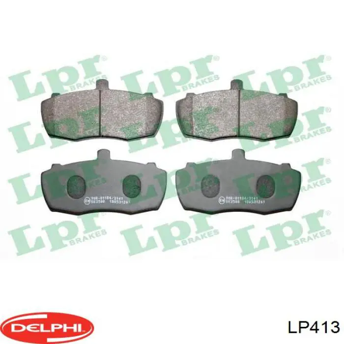 Klocki hamulcowe przednie tarczowe Delphi LP413 cena, od 38,08 USD