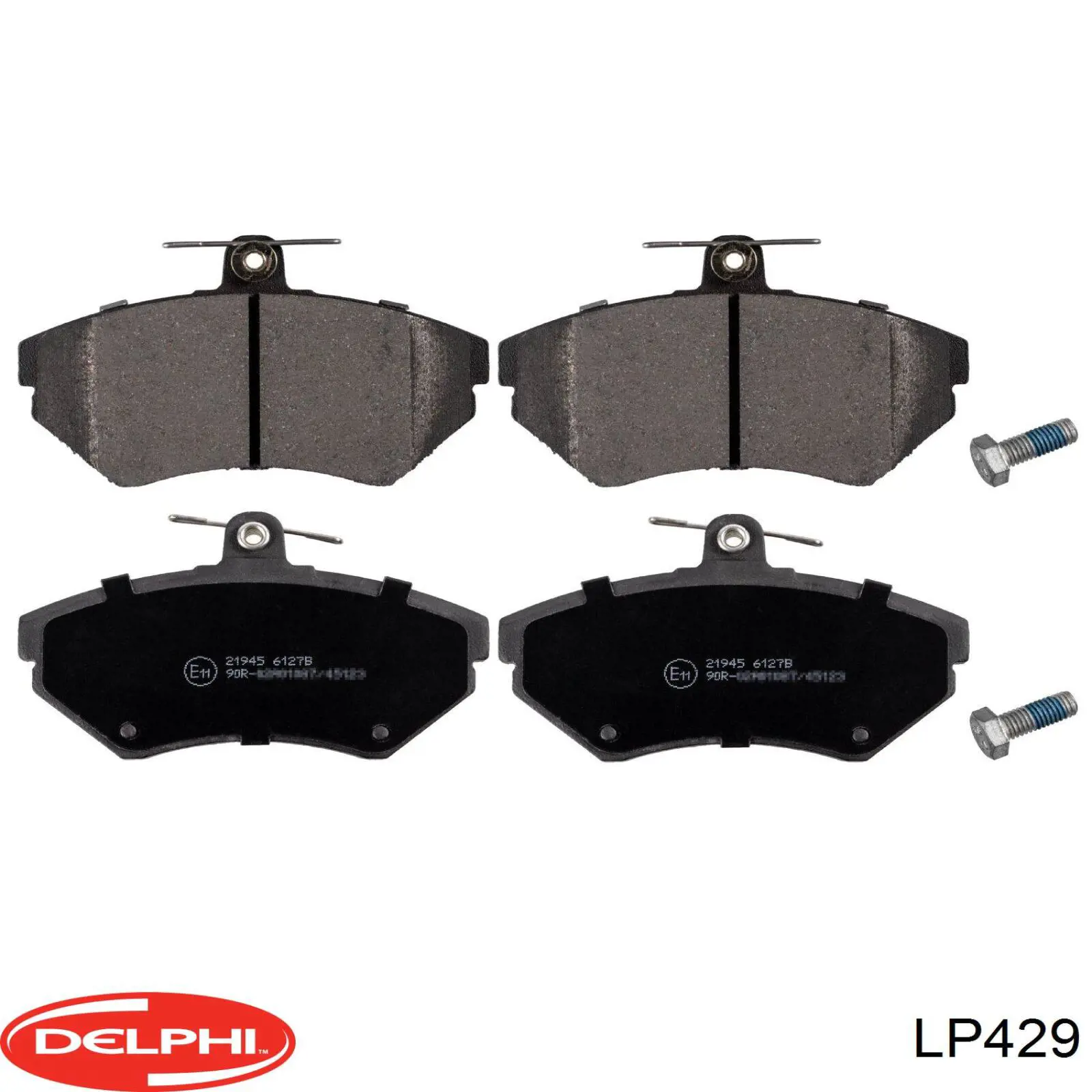 Do koszyka LP429 Delphi Klocki hamulcowe przednie tarczowe