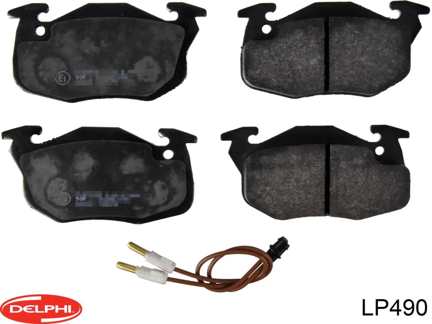 Do koszyka LP490 Delphi Klocki hamulcowe przednie tarczowe
