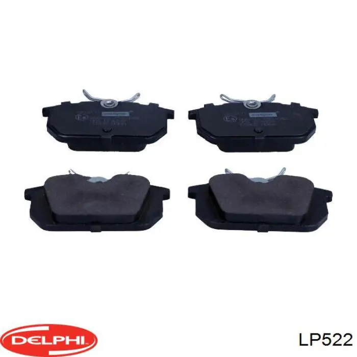 Okładziny (klocki) do hamulców tarczowych tylne Delphi LP522 cena, od 27,33 USD