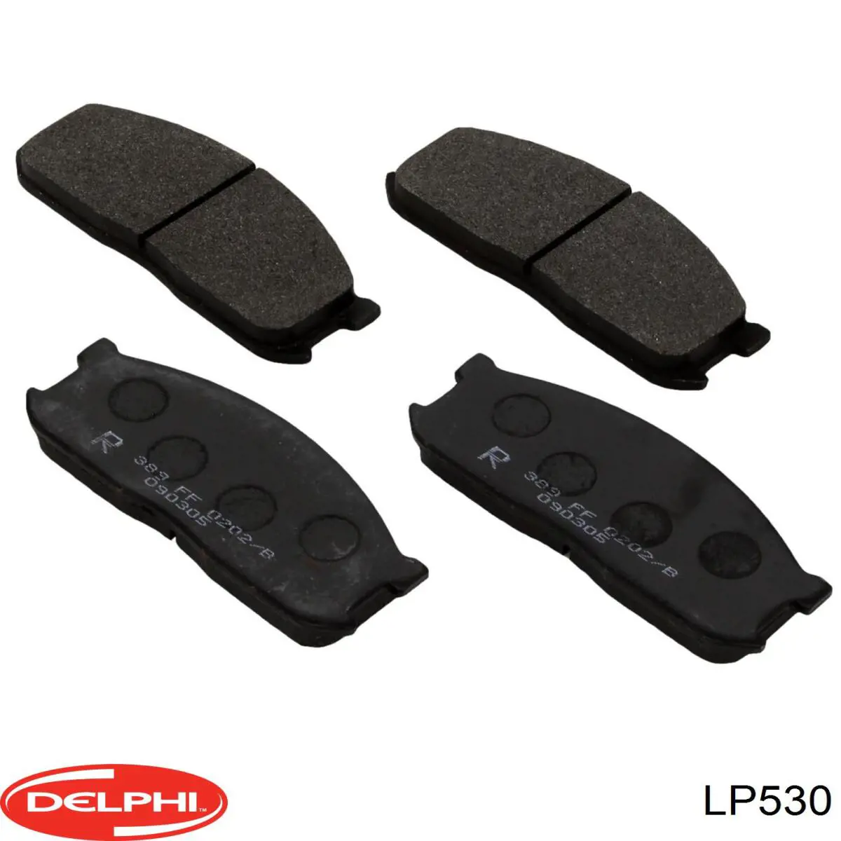 Do koszyka LP530 Delphi Klocki hamulcowe przednie tarczowe