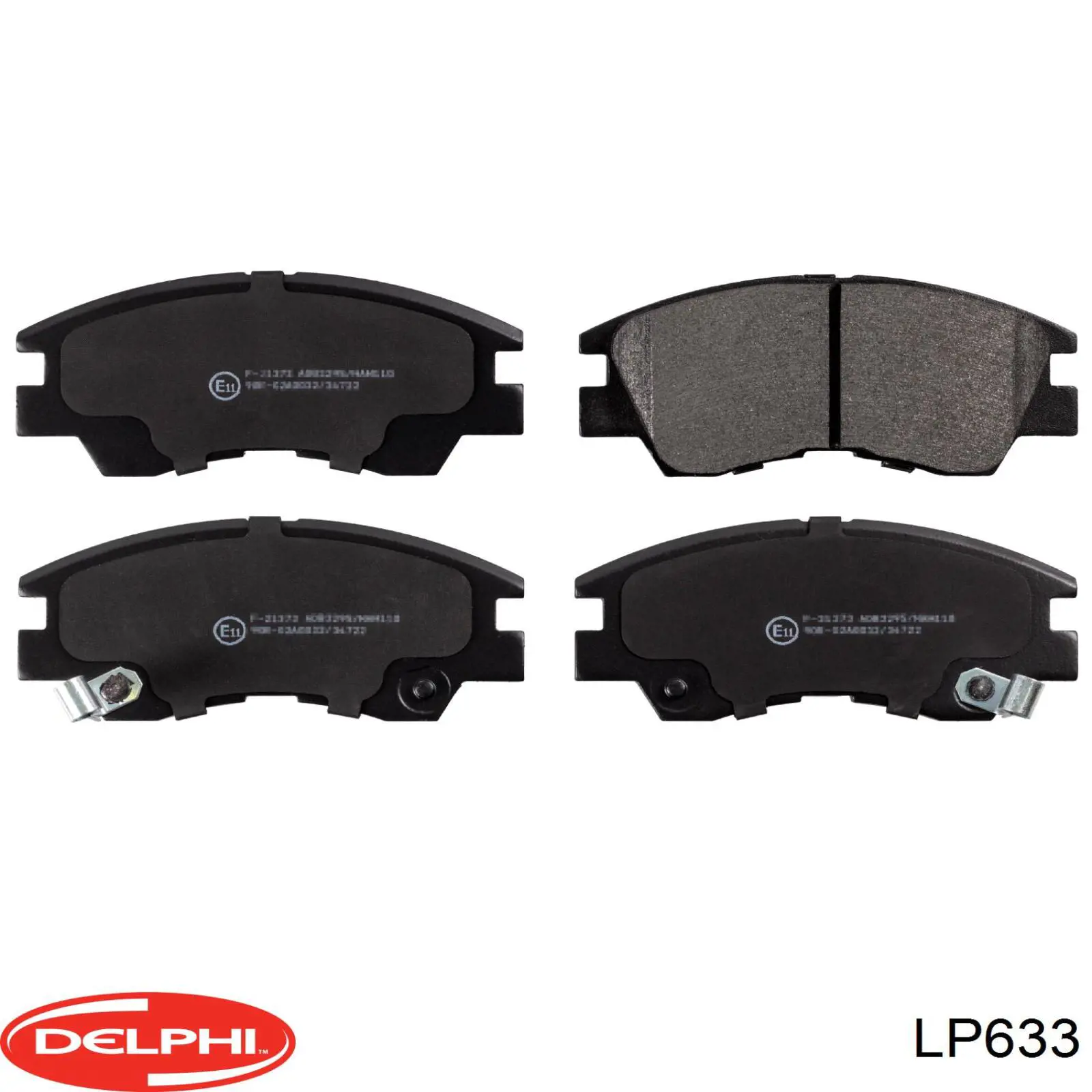 Klocki hamulcowe przednie tarczowe Delphi LP633 cena, od 22,13 USD