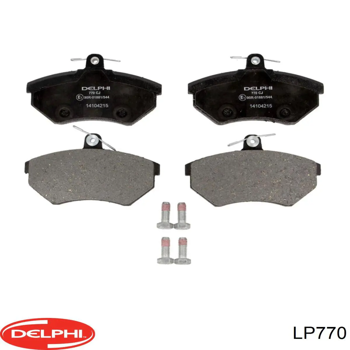 Klocki hamulcowe przednie tarczowe Delphi LP770 cena, od 23,35 USD