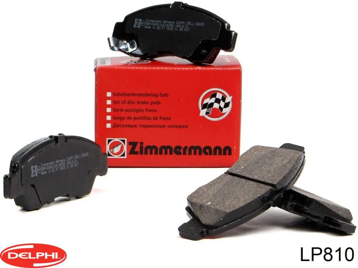 Do koszyka LP810 Delphi Klocki hamulcowe przednie tarczowe