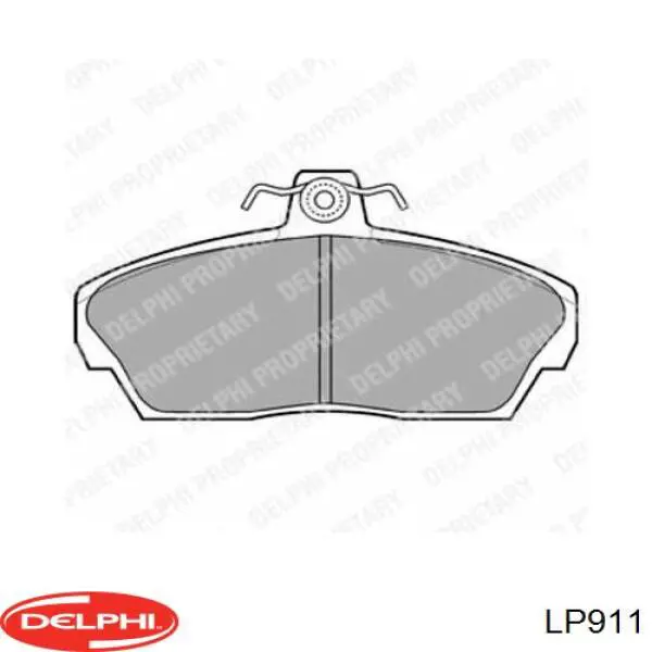 Klocki hamulcowe przednie tarczowe Delphi LP911 cena, od 25,20 USD