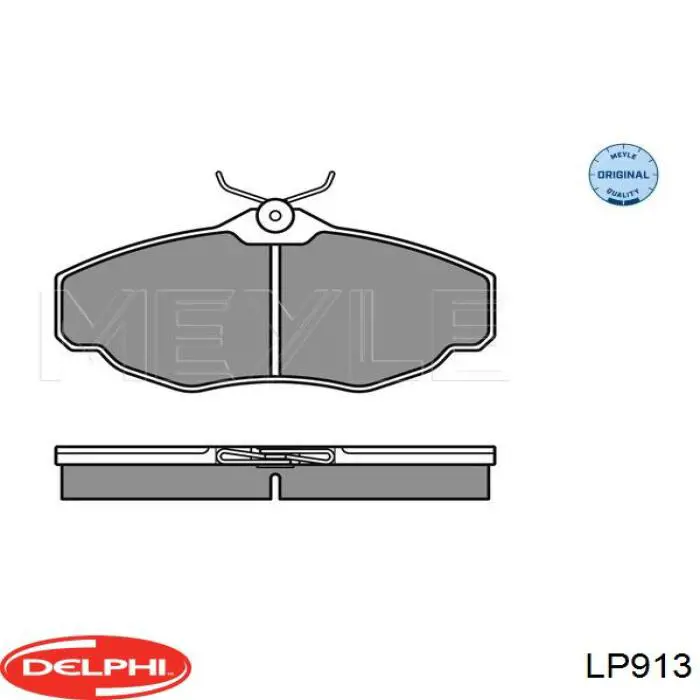 Do koszyka LP913 Delphi Klocki hamulcowe przednie tarczowe
