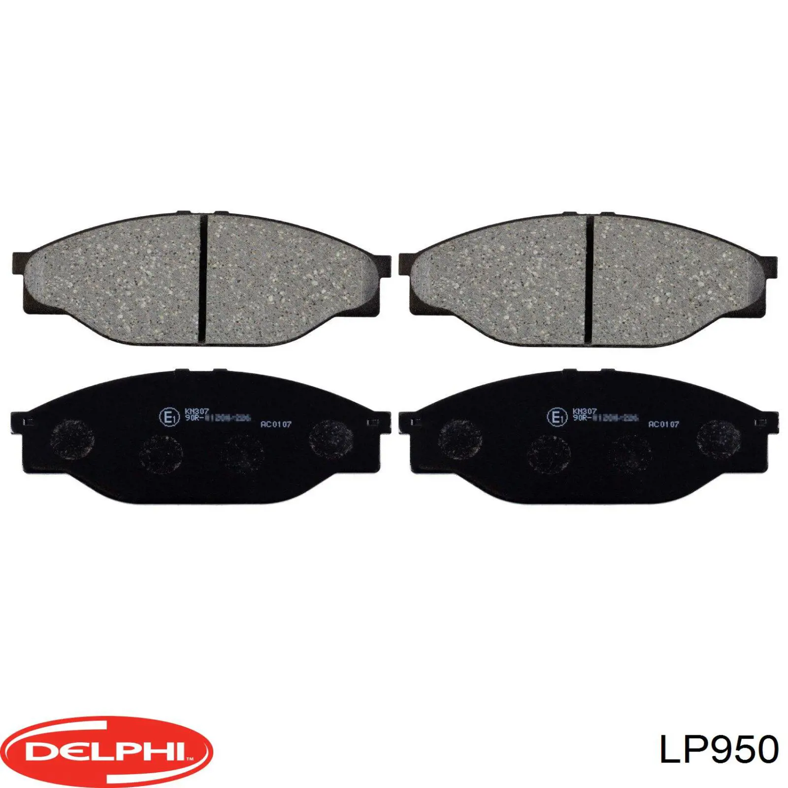 Do koszyka LP950 Delphi Klocki hamulcowe przednie tarczowe