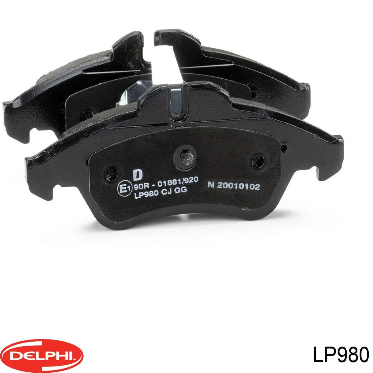Klocki hamulcowe przednie tarczowe Delphi LP980 cena, od 25,53 USD