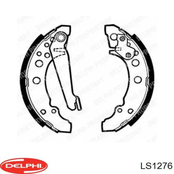Klocki hamulcowe tylne bębnowe Delphi LS1276 cena, od 20,94 USD