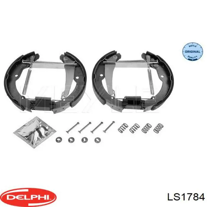 Klocki hamulcowe tylne bębnowe Delphi LS1784 cena, od 26,62 USD