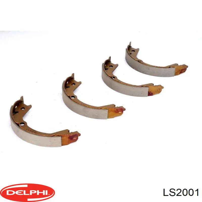 Klocki hamulca ręcznego Delphi LS2001 cena, od 28,56 USD