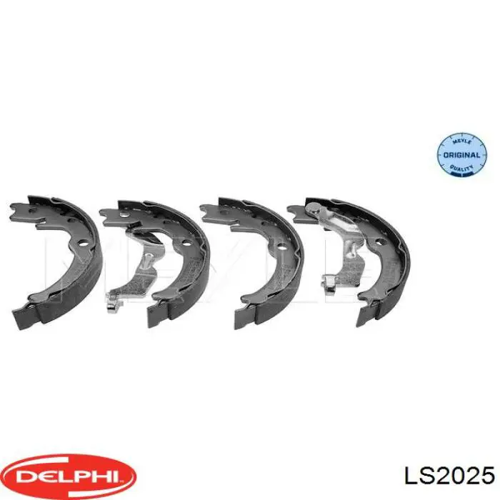 Klocki hamulca ręcznego Delphi LS2025 cena, od 28,47 USD