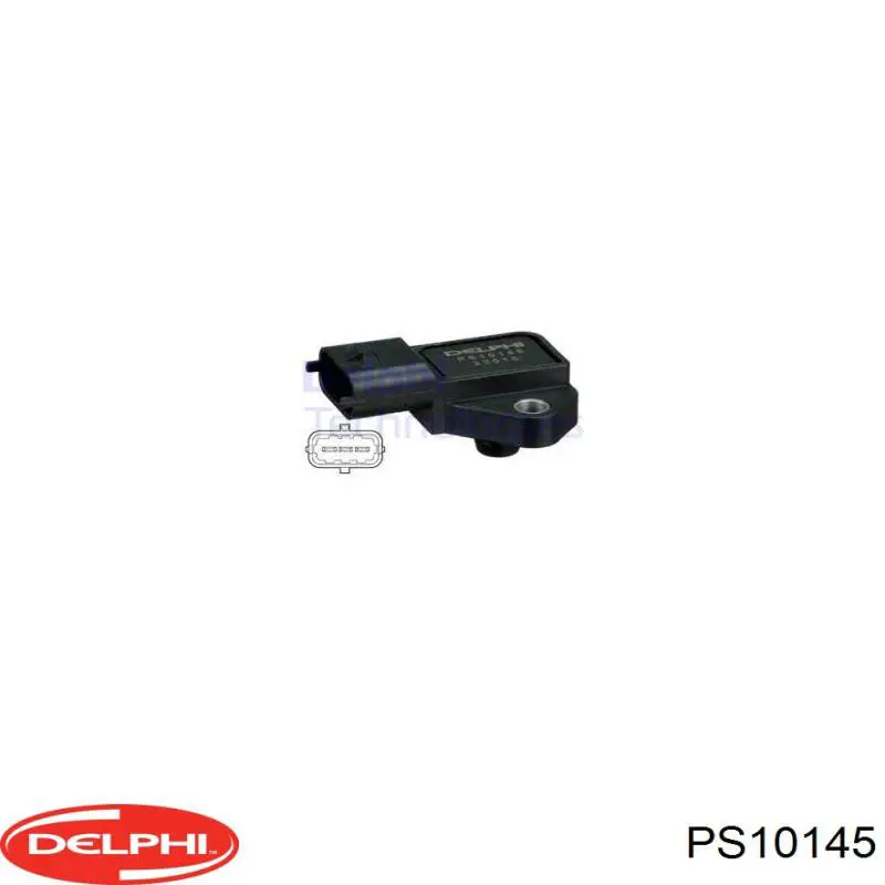 PS10145 Delphi Czujnik ciśnienia w kolektorze ssącym, MAP