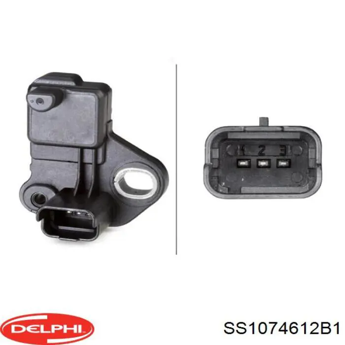 Czujnik położenia wału korbowego Delphi SS1074612B1 cena, od 18,08 USD