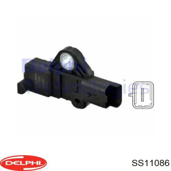 SS11086 Delphi Czujnik położenia wału korbowego