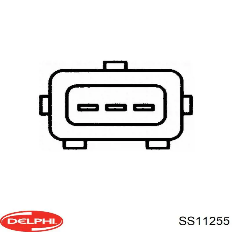 SS11255 Delphi Czujnik położenia wału korbowego