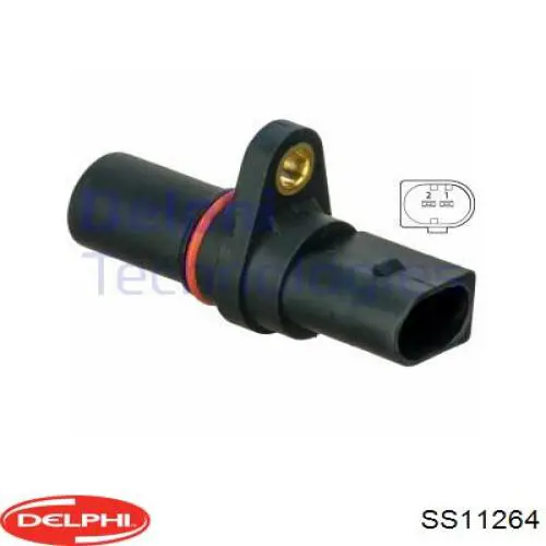 Czujnik położenia wału korbowego Delphi SS11264 cena, od 17,68 USD