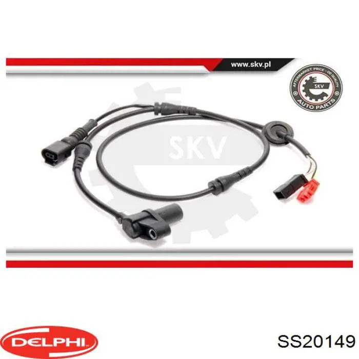 Czujnik ABS przedni Delphi SS20149 cena, od 24,68 USD