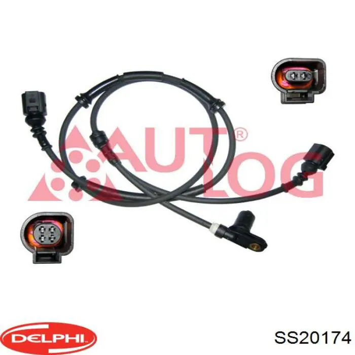 Czujnik ABS tylny prawy Delphi SS20174 cena, od 26,62 USD