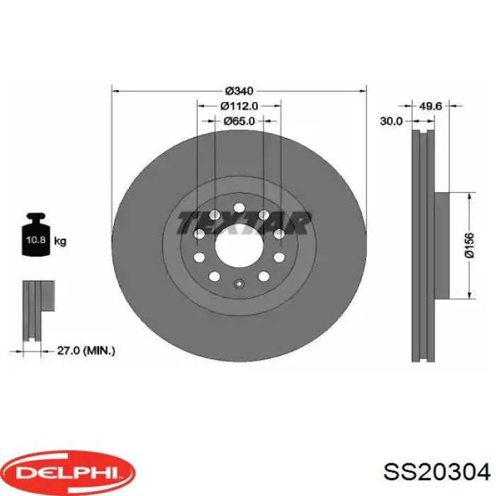 Czujnik ABS przedni Delphi SS20304 cena, od 45,97 USD