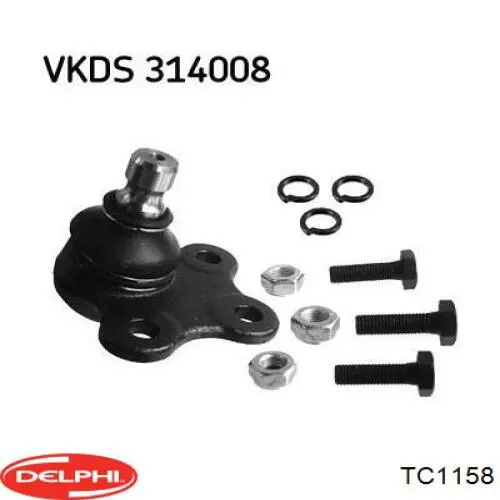 Sworzeń wahacza dolny Delphi TC1158 cena, od 15,04 USD