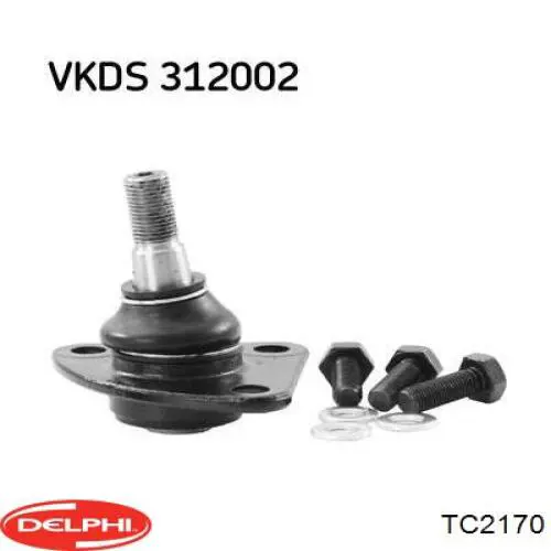 Do koszyka TC2170 Delphi Sworzeń wahacza dolny