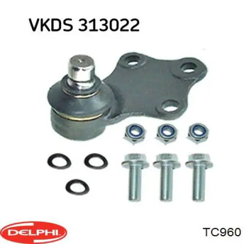 Sworzeń wahacza dolny Delphi TC960 cena, od 16,16 USD