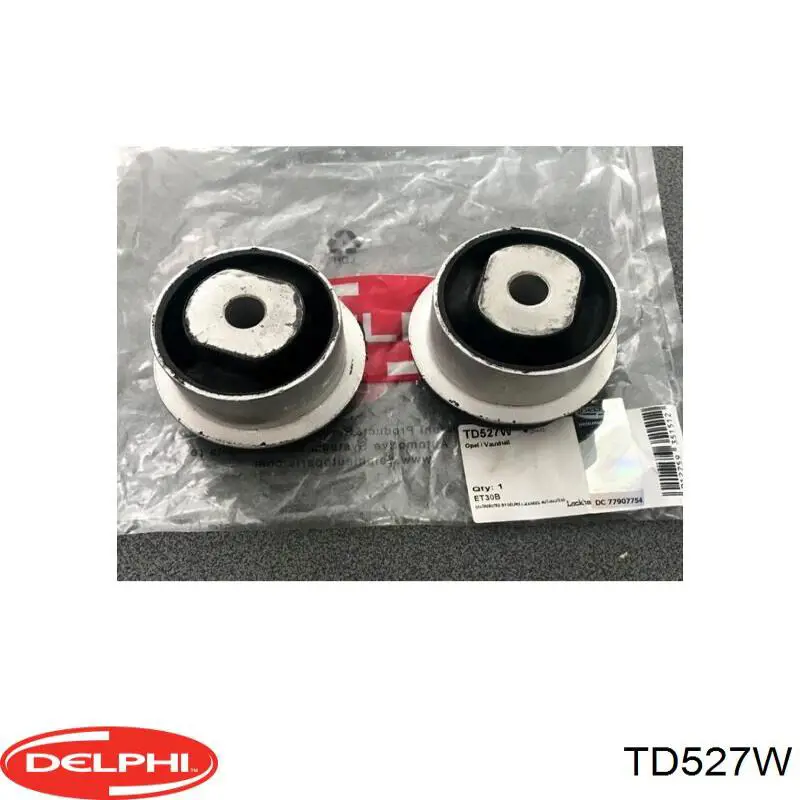 Do koszyka TD527W Delphi Silentblock tylnego wahacza podłużnego przedni