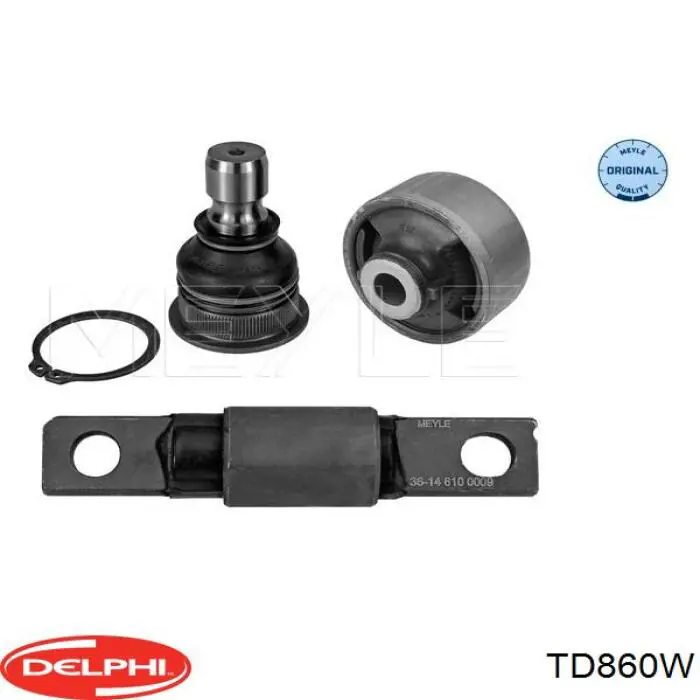 Do koszyka TD860W Delphi Silentblock przedniego wahacza dolnego