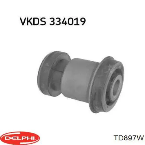 Silentblock przedniego wahacza dolnego Delphi TD897W cena, od 15,41 USD