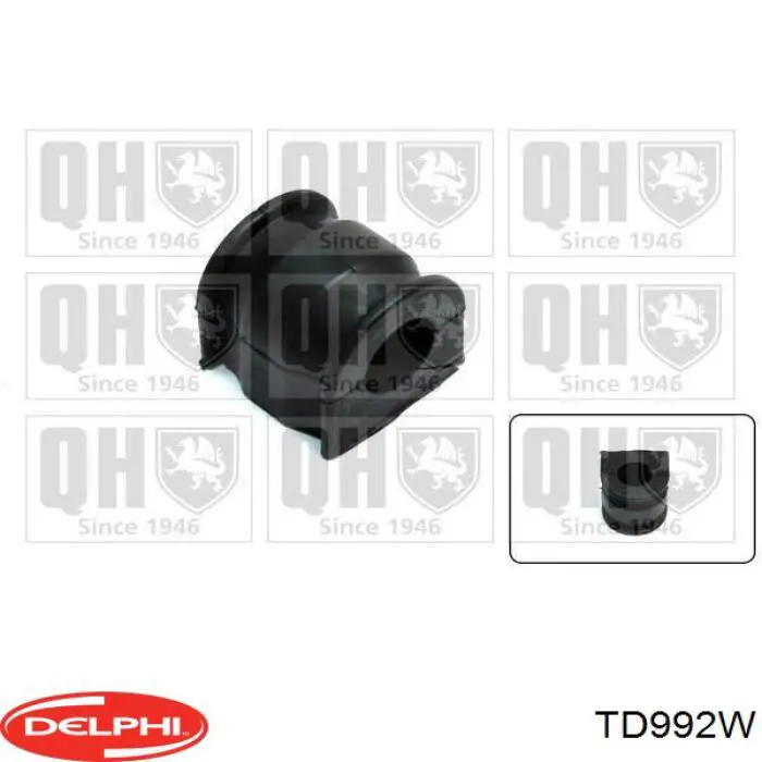 Tuleja stabilizatora przedniego Delphi TD992W cena, od 4,51 USD