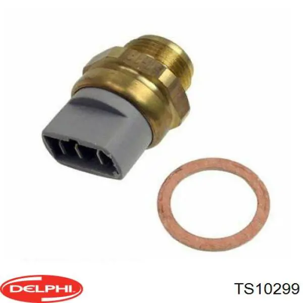 Do koszyka TS10299 Delphi Czujnik temperatury płynu chłodzącego (włączenia wentylatora chłodnicy)