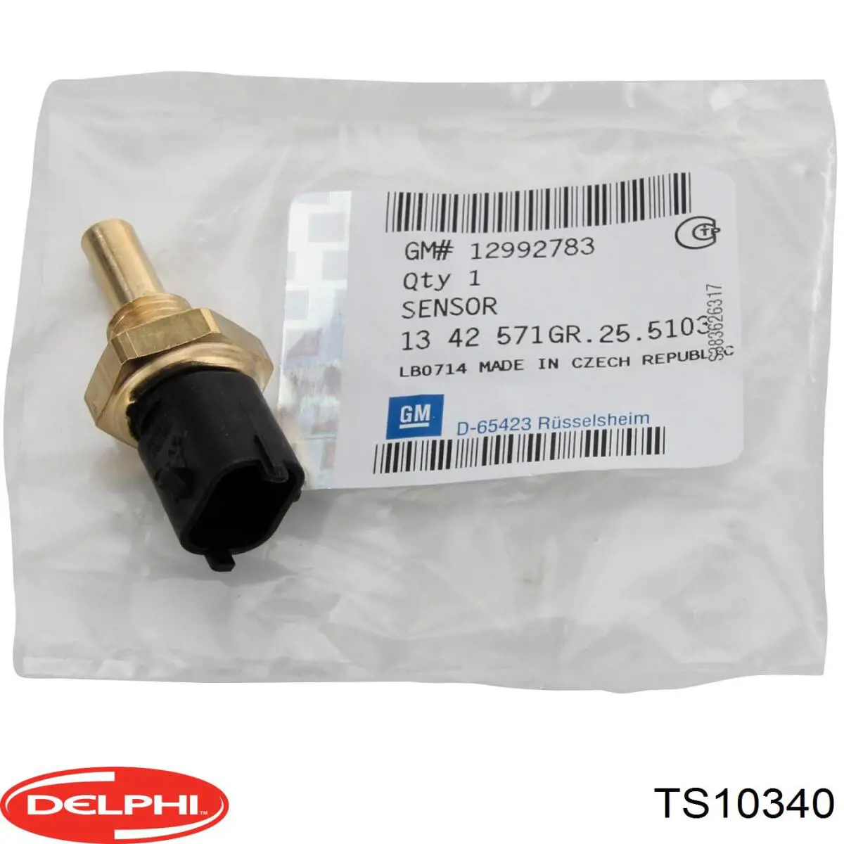 Do koszyka TS10340 Delphi Czujnik temperatury płynu chłodzącego