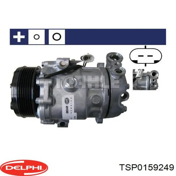 Sprężarka klimatyzacji General Motors 09132922 cena, od 84,42 USD