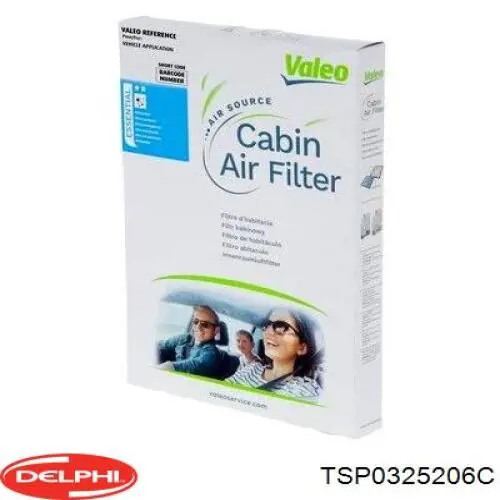 Do koszyka TSP0325206C Delphi Filtr kabiny