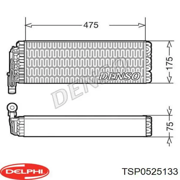 Parownik klimatyzacji Iveco Daily V awangarda (2011 - 2014) cena, od 122,08 USD