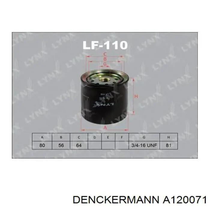 Filtr paliwa Denckermann A120071 cena, od 7,53 USD