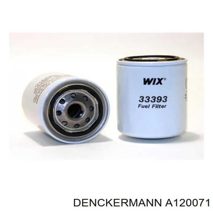 Do koszyka A120071 Denckermann Filtr paliwa