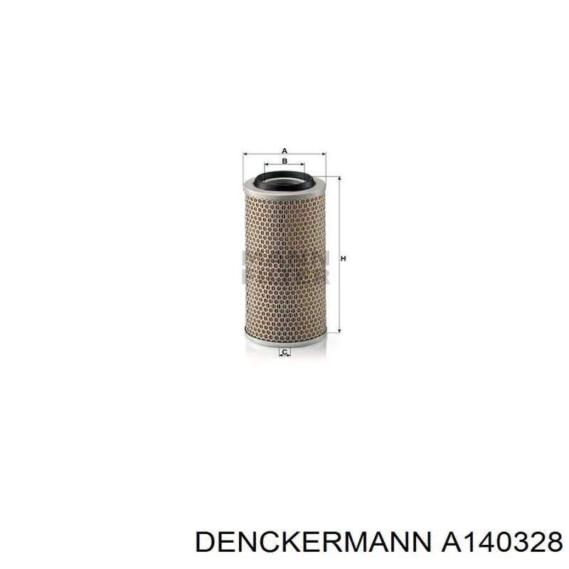Do koszyka A140328 Denckermann Filtr powietrza