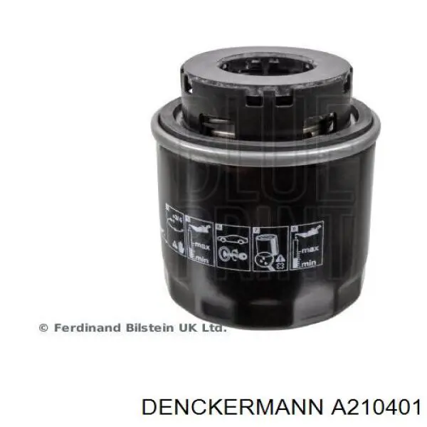 Do koszyka A210401 Denckermann Filtr oleju