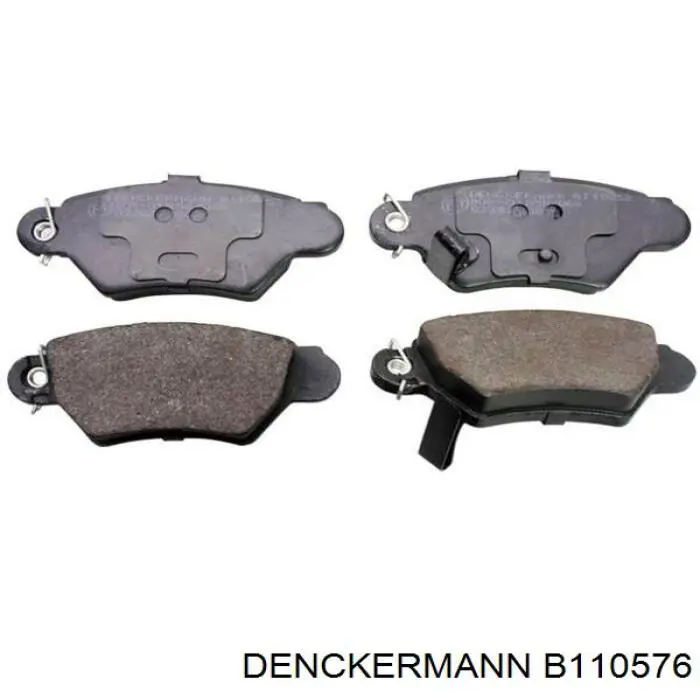 Okładziny (klocki) do hamulców tarczowych tylne Denckermann B110576 cena, od 19,21 USD