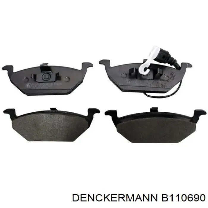 Klocki hamulcowe przednie tarczowe Denckermann B110690 cena, od 26,16 USD