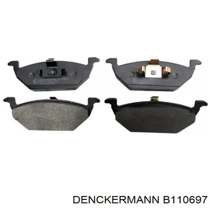Klocki hamulcowe przednie tarczowe Denckermann B110697 cena, od 25,40 USD
