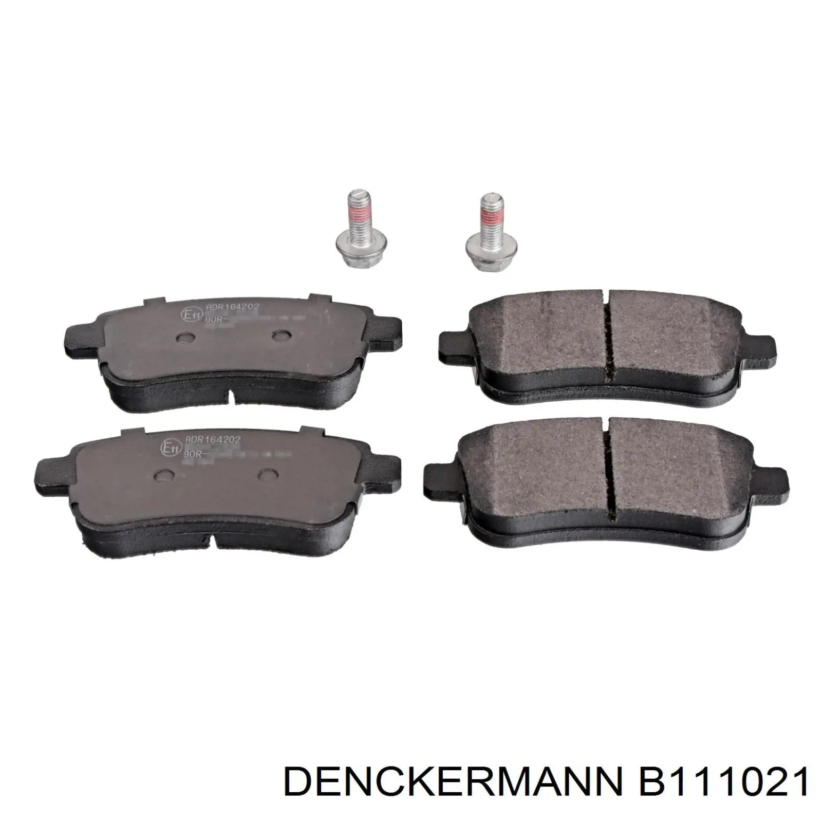 Do koszyka B111021 Denckermann Okładziny (klocki) do hamulców tarczowych tylne