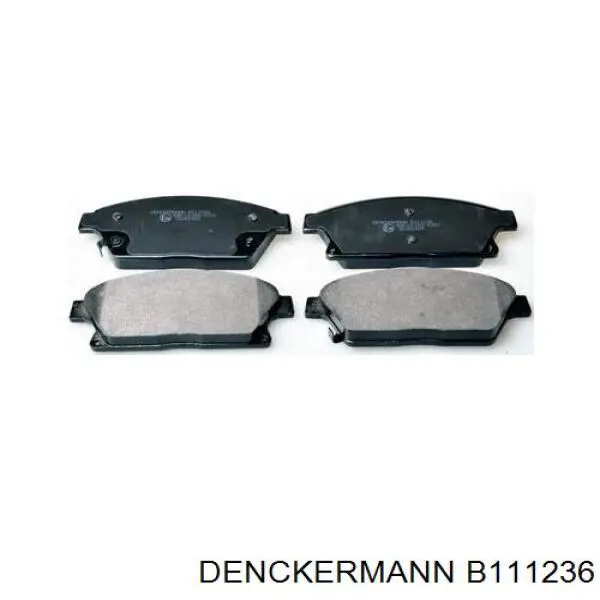 Klocki hamulcowe przednie tarczowe Denckermann B111236 cena, od 27,25 USD